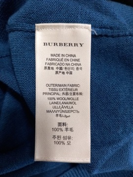 Burberry Brit Sweter męski wełniany Rozmiar: XL