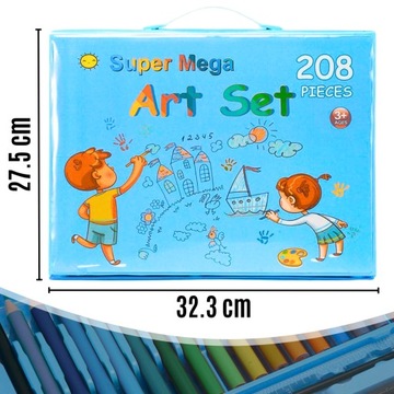 БОЛЬШОЙ ХУДОЖЕСТВЕННЫЙ НАБОР МАРКЕРОВ Colon Colon ДЛЯ ШКОЛЬНОГО ЧЕМОДАНА 208 EL