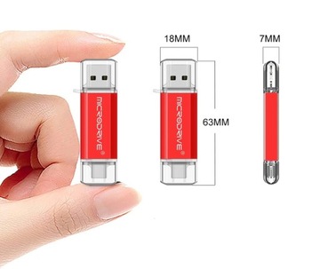 Pendrive USB-C/USB 2.0 16GB