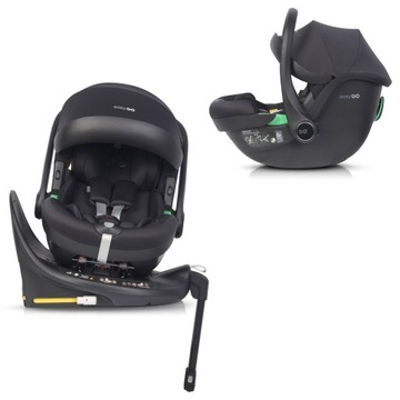 Fotelik Samochodowy EasyGo BUZ PRO 013 kg Obrotowa Baza ISOFIX R129 ISIZE