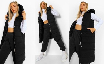 3D5B06 P24 BOOHOO DŁUGA PUCHOWA KAMIZELKA XL