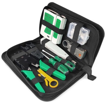 ТЕСТЕР СЕТЕВОГО КАБЕЛЯ RJ45 НАБОР ИНСТРУМЕНТОВ ДЛЯ РАЗЪЕМНИКОВ LAN3 Обжимные устройства