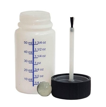 BUTELECZKA DO ZAPRAWEK Z PĘDZELKIEM PODZIAŁKA 50 ML