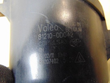 HALOGEN PRAVÝ TOYOTA COROLLA E15 81210-0D042 EVROPA