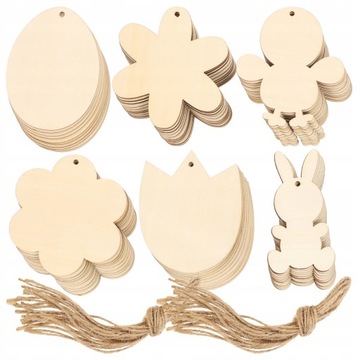 Decor Home Niedokończone Wycinanki Jajek 60 Szt
