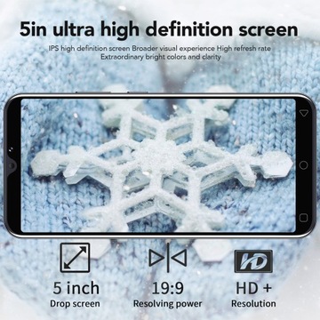 5,0-calowy smartfon 3G Ekran IPS HD 8 MP Tył 5 MP Przedni Dual SIM RX