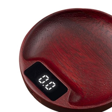 Деревянные электронные весы для чая. Прочные портативные электронные весы.