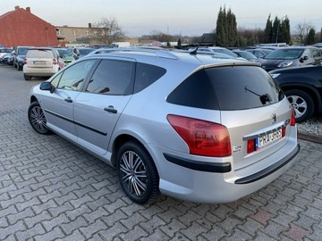 Peugeot 407 SW 1.8 16V 116KM 2004 Peugeot 407 SW Zarejestrowany Klimatronic Benzyna, zdjęcie 3