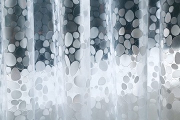 ПРОЗРАЧНАЯ ЗАНАВЕСКА ДЛЯ ДУША 150х180 СМ