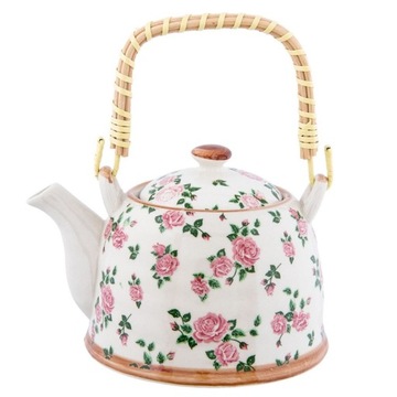 DZBANEK CERAMICZNY DO HERBATY Roses Clayre & Eef