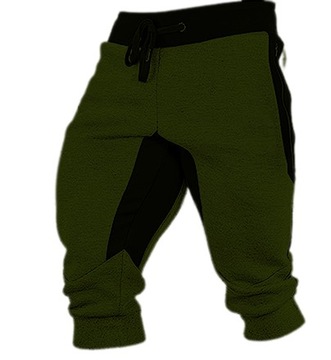 Spodnie dresowe 3/4 męskie zielone Eklentson r. 34