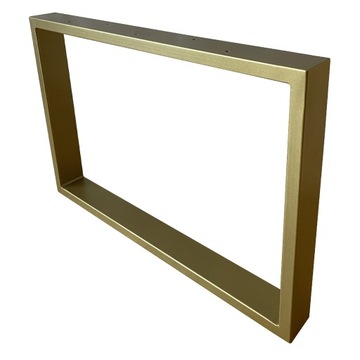 ZŁOTA NOGA 60x40 profil 6x2 DO STOLIKA ŁAWY GLAMOUR
