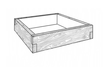Podwyższone grządki betonowe warzywniki, skrzynie na warzywa 29x90x90cm