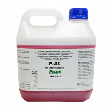 Płyn środek trawiący do aluminium PELOX P-AL 2kg