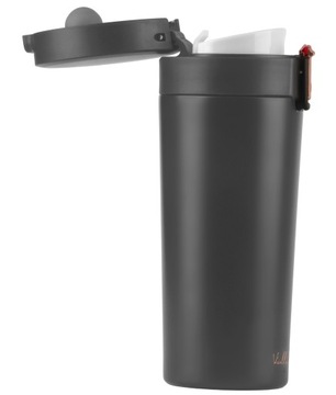 VIALLI ТЕРМОВАКУУМНАЯ КРУЖКА КОФЕ ЧАЙ FUORI BLACK ROSE GOLD 400