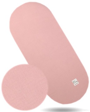 PRZEŚCIERADŁO DO WÓZKA GONDOLI MUŚLINOWE OLD ROSA