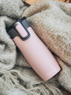 Термокружка Contigo West Loop 2.0 470 мл - Folklore - Pink Matte