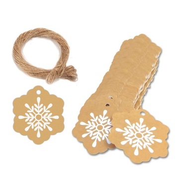 Naklejki Merry Christmas Ozdobne Znacznik Karta