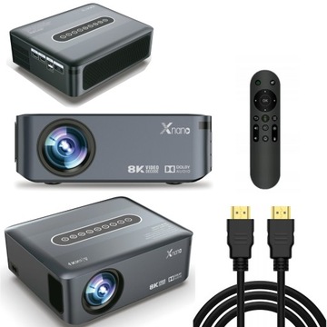 RZUTNIK PROJEKTOR LED WIFI BT ANDROID 4K/8K 200''