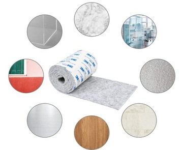 ВОЙЛОЧНЫЕ ПОДКЛАДКИ ДЛЯ МЕБЕЛИ, САМОКЛЕЯЩИЕСЯ ПОД СТОЛЫ, СТУЛЬЯ, ЛЕНТА НЕЗАВИСИМОГО РАЗМЕРА