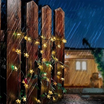 ЛАМПЫ СОЛНЕЧНЫЕ САДОВЫЕ СВЕТИЛЬНИКИ ГИРЛЯНДЫ ЦВЕТЫ ДЛЯ ТЕРРАСЫ БАЛКОНА 30 LED