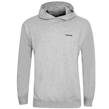 CALVIN KLEIN CIENKA BLUZA MĘSKA HOODIE GRAY r. L