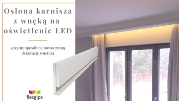 НАКРЫШКА НА КАРНИЗ 2В1 СВЕТОДИОДНОЕ ОСВЕЩЕНИЕ K-G P-FG09
