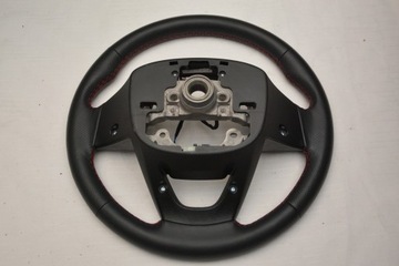 Hyundai KONA Kierownica Skóra Czerwona Nić