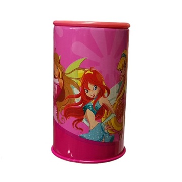 WINX TEMPERÓWKA METALOWA PUSZKA POJEMNIK