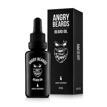 Angry Beards Urban Twofinger Olejek do brody migdały, paczula i cedr 30 ml