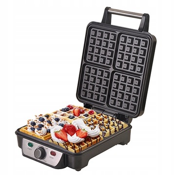 GOFROWNICA 1500W REGULACJA 4 GOFRY TERMOSTAT CAMRY