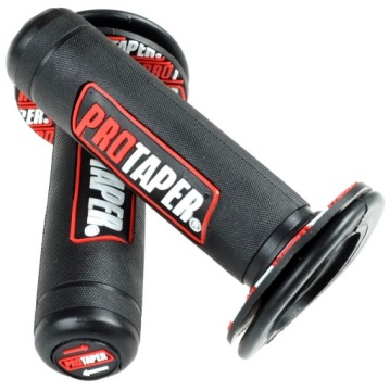 Универсальные грипсы Protaper Cross Enduro, черно-розовые.