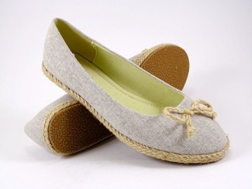 AMERICAN CLUB Espadryle Baleriny Tekstylne 40