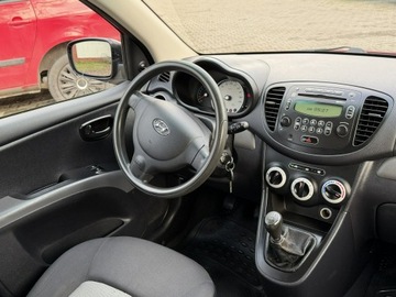 Hyundai i10 I Hatchback 1.2 DOHC 78KM 2009 Hyundai i10 1.2 Benzyna 78KM niski przebieg TOP, zdjęcie 8