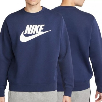 Nike Sportswear bluza męska granatowa dresowa ocieplana DQ4912-410 M