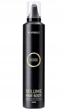 MONTIBELLO DECODE VOLUME HAIR BODY PIANKA 300ML