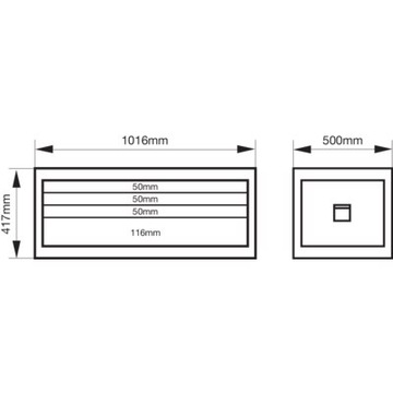Nadstawka narzędziowa XL 4 szuflady do wózka C85 (pomarańczowa) BAHCO