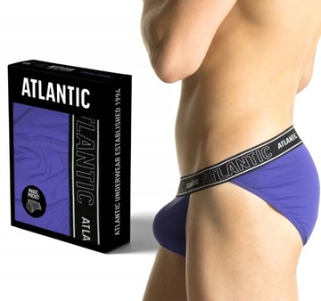 SLIPY MĘSKIE Atlantic Magic Pocket majtki KIESZONKA PUSH-UP - M