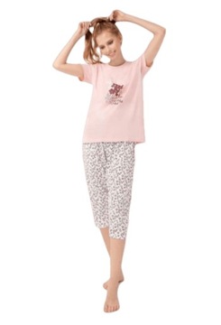 Piżama Envie Bloom M;pink/multi