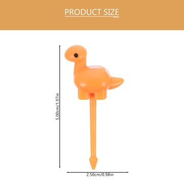 Kolorowe Wykałaczki Dinozaury Owocowe 18szt.