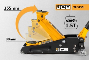 НИЗКОПРОФИЛЬНЫЙ АВТОМОБИЛЬНЫЙ ПОДЪЕМНИК ŻABA 1,5 Т JCB