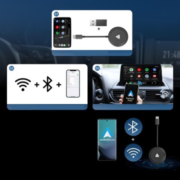 БЕСПРОВОДНОЙ АВТОМОБИЛЬНЫЙ АДАПТЕР WIFI BT ДЛЯ Android