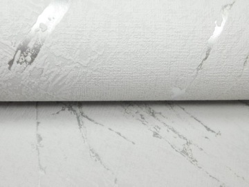 ОБОИ КАМЕНЬ МРАМОР СВЕТЛО-СЕРЫЙ СЕРЕБРО МОЮЩИЕСЯ ОБОИ