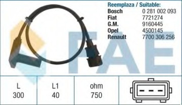 ДАТЧИК ПОВОРОТА КОЛЕНВАЛА. РЕНО МАСТЕР II 2.8
