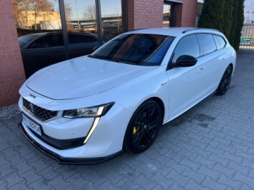 Peugeot 508 II SW PHEV Hybrid 225 PHEV 225KM 2021 Peugeot 508 1.6 Hybryda Plug-In 225 KM GT LINE zarej w PL zadbany zami