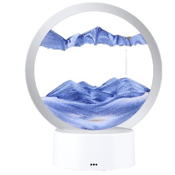 СВЕТОДИОДНЫЙ НОЧНИК ПЕСОЧНАЯ ЖИВОПИСЬ 3D ИСКУССТВО ТЕКУЩИЕ ПЕСОЧНЫЕ ЧАСЫ СВЕТ