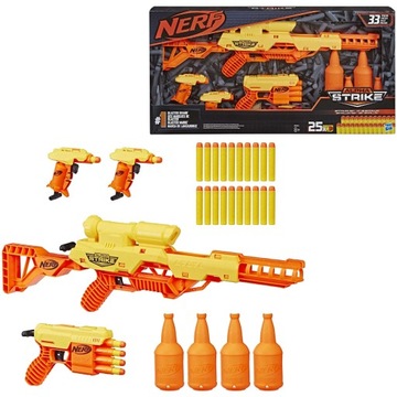 NERF ALPHA STRIKE BATTALION SET 4 WYRZUTNIE E8444