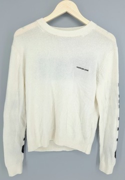 Sweter wełniany Calvin Klein Jeans S