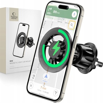 UCHWYT SAMOCHODOWY SAMOCHODU DO MAGSAFE KRATKI NA IPHONE 12 13 14 15 16