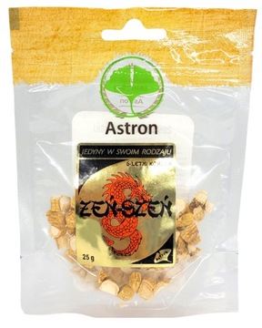ŻEŃ-SZEŃ KOREAŃSKI Naturalny Korzeń Cięty 25g Panax Ginseng Plastry ASTRON